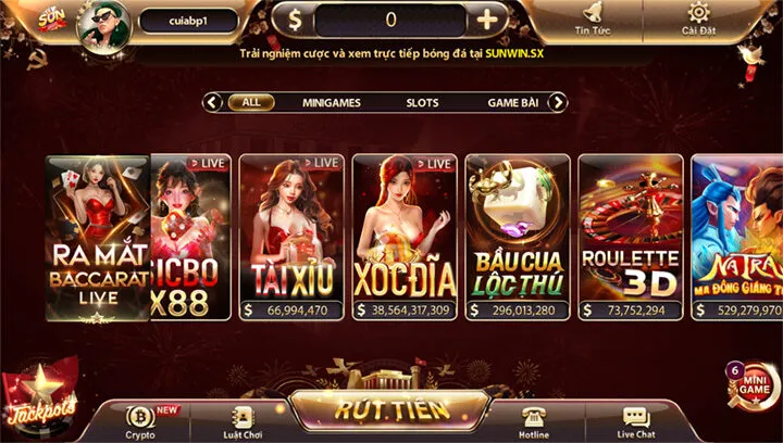 Trải nghiệm đầu tiên sau khi đăng ký Sunwin