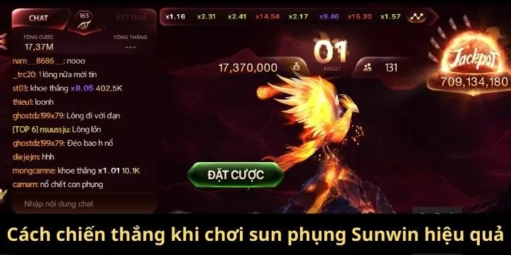 Cách chiến thắng khi chơi sun phụng Sunwin hiệu quả 