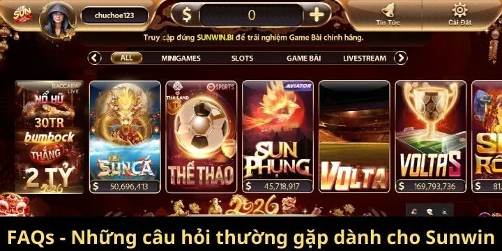 FAQs - Những câu hỏi thường gặp dành cho Sunwin