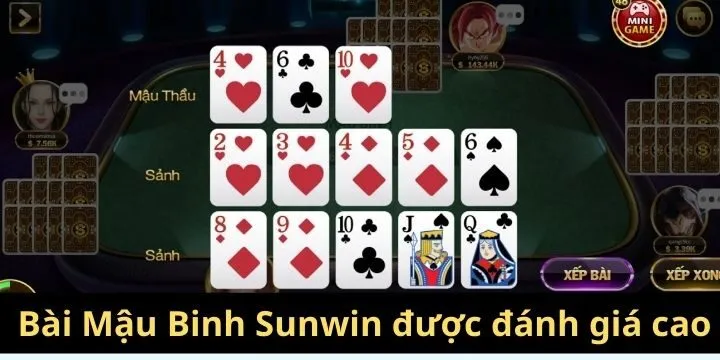 Điểm cộng giúp Mậu Binh Sunwin được đánh giá cao