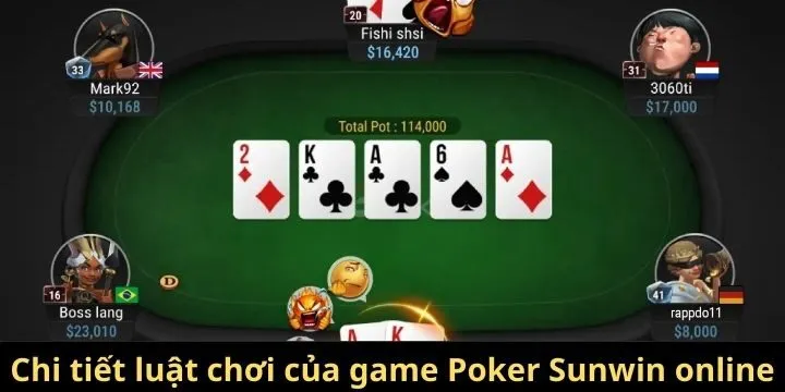 Tìm hiểu về quy luật chung và luật chơi poker Sunwin