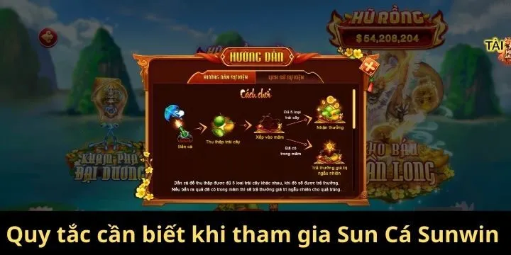 Thông tin trò chơi Sun cá cần nắm khi kiếm thưởng