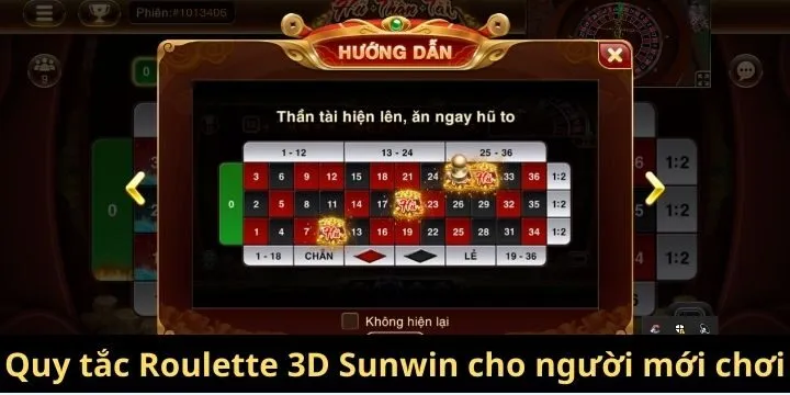 Roulette 3D Sunwin sở hữu nhiều loại hình đầu tư phong phú