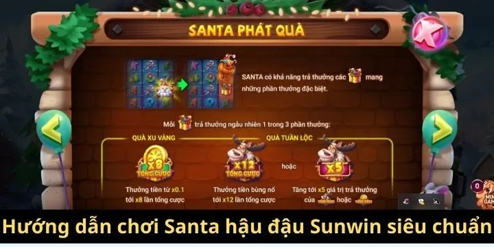 Cách chơi Santa hậu đậu Sunwin đơn giản