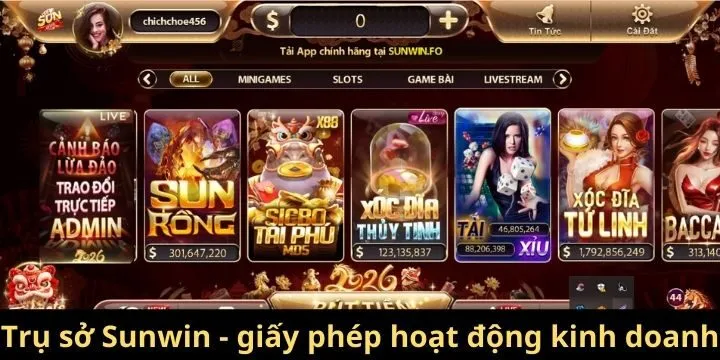 Trụ sở Hitclub sở hữu các loại giấy phép hoạt động nào?