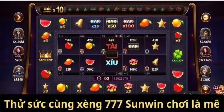 Xèng 777 Sunwin là sản phẩm hấp dẫn nhất năm 2026