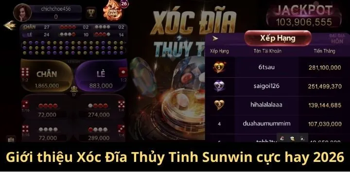 Xóc Đĩa Thuỷ Tinh Sunwin được nhiều người quan tâm